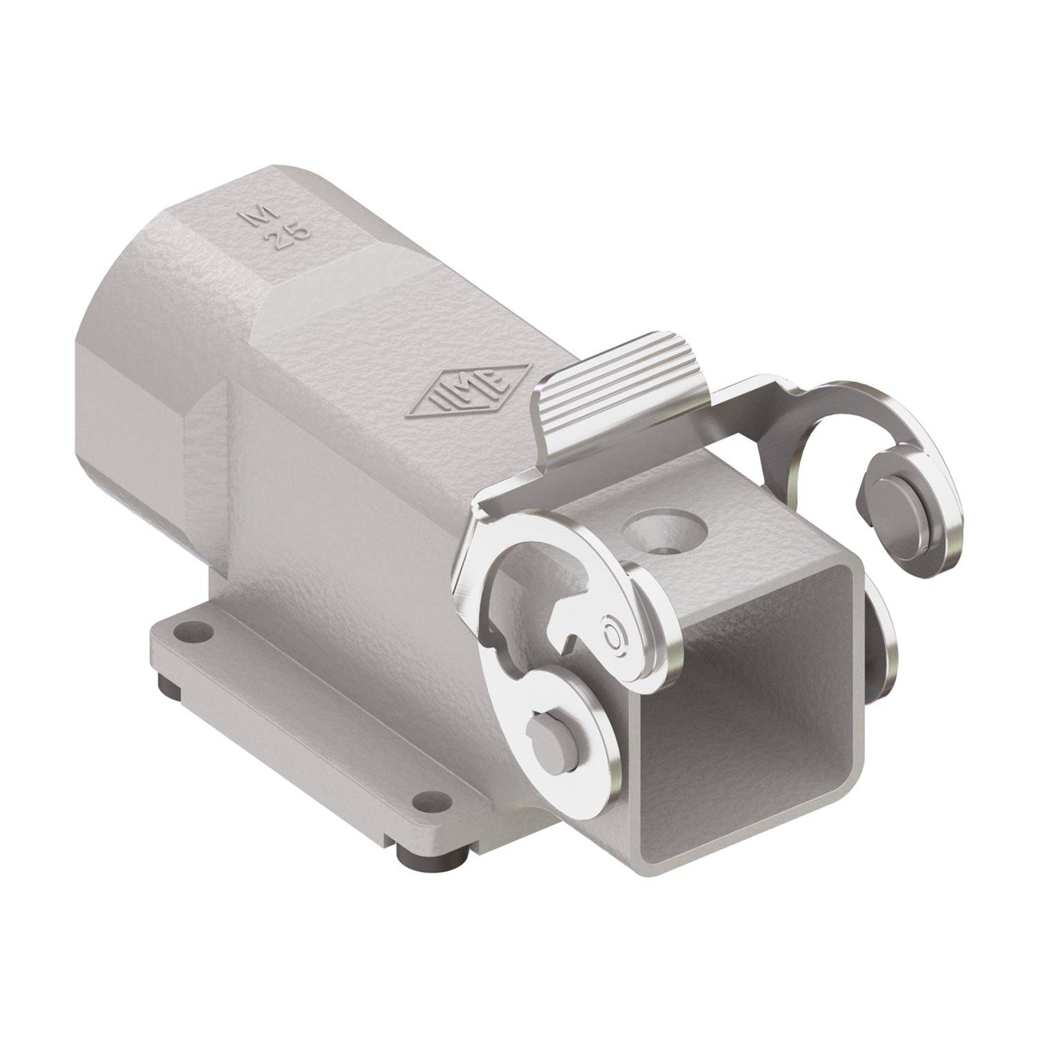 MKAX IAP25 I.L.M.E. Ilme CK-21.21 Sockelgehäuse mit offenem Boden, 1xM25 gerader Kabelabgang, mit 1 Bügel Verschraubung