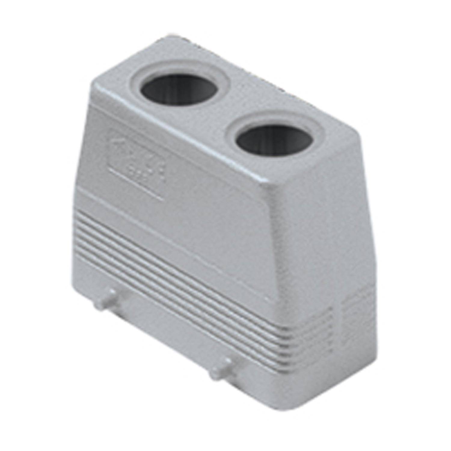 MFV 16.225 I.L.M.E. Ilme MF-77.27 Tüllengehäuse hoch, 2xM25 gerader Kabelabgang, für 2 Bügel (am Unterteil)