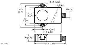 Turck Dynamischer Neigungssensor B1NF360VQR#100020900