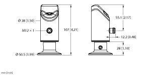 Turck Frontbündiger Drucksensor PS3112.5V7#100021454