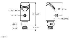 Turck Frontbündiger Drucksensor PS3112.5V0#100021439
