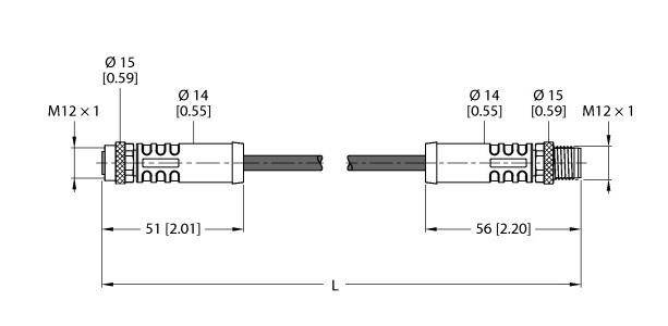 Turck Versorgungsleitung RKP46PTA #100038863