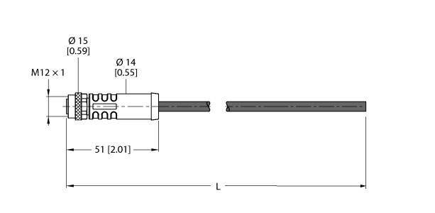 Turck Versorgungsleitung RKP46PSA-2/TXL