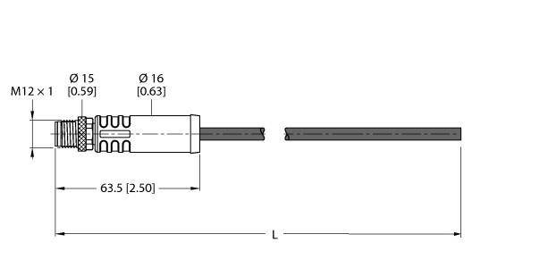 Turck Versorgungsleitung RSP56PLA-2/TXG