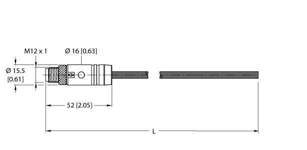 Turck Versorgungsleitung RSS46PTB-0.5/TXL