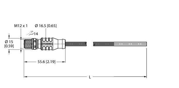 Turck Anschlussleitung RSSD-4422-20M