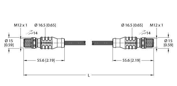 Turck Verbindungsleitung RSSD-RSSD-4422-0.2M