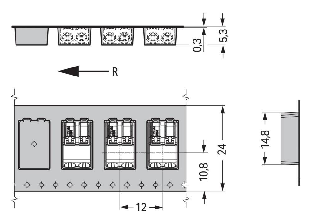 WAGO GmbH & Co. KG SMD-Leiterplattenklemme 2060-452/998-604
