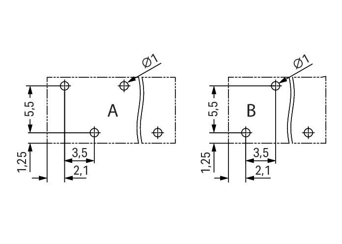 WAGO GmbH & Co. KG THR-Leiterplattenklemme 20861130300000997607