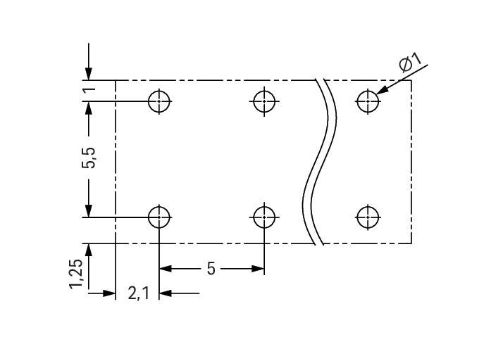 WAGO GmbH & Co. KG THR-Leiterplattenklemme 20863104300000997605