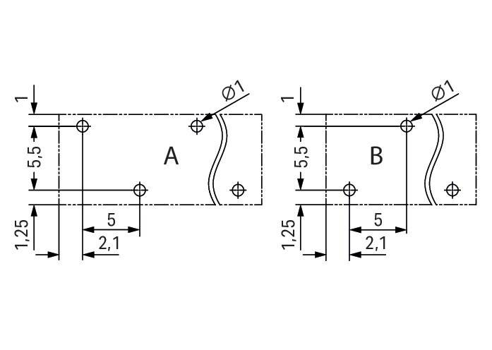 WAGO GmbH & Co. KG THR-Leiterplattenklemme 20863123300000997605