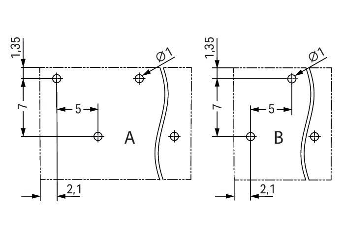 WAGO GmbH & Co. KG THR-Leiterplattenklemme 2086-3228/997-607
