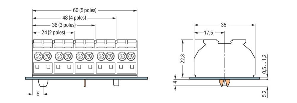 WAGO GmbH & Co. KG 4-Leiter-Geräteanschlussk. 862-552/999-950