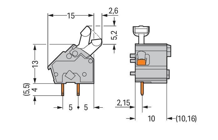 WAGO GmbH & Co. KG Anreihbare Leiterplattenk. 256-766