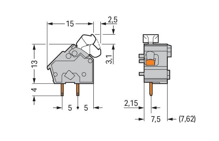 WAGO GmbH & Co. KG Anreihbare Leiterplattenk. 256-850