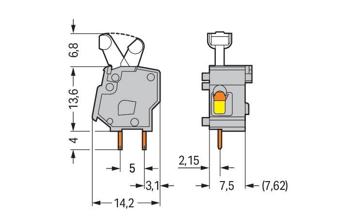 WAGO GmbH & Co. KG Anreihbare Leiterplattenk. 257-753/999-950