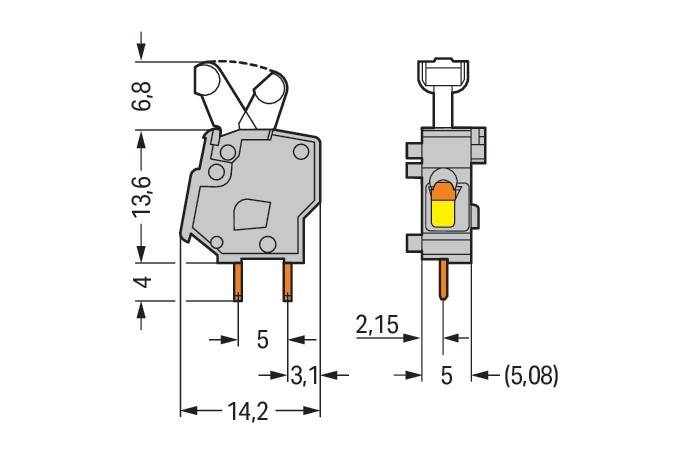 WAGO GmbH & Co. KG Anreihbare Leiterplattenk. 257-747