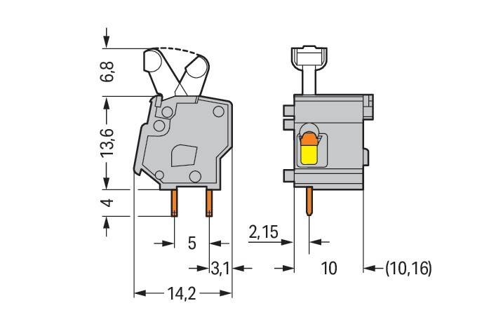 WAGO GmbH & Co. KG Anreihbare Leiterplattenk. 257-764