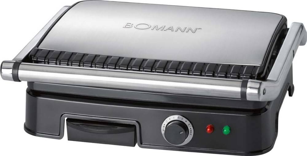 Bomann DA Kontakt-Grill KG2242CB sw-inox