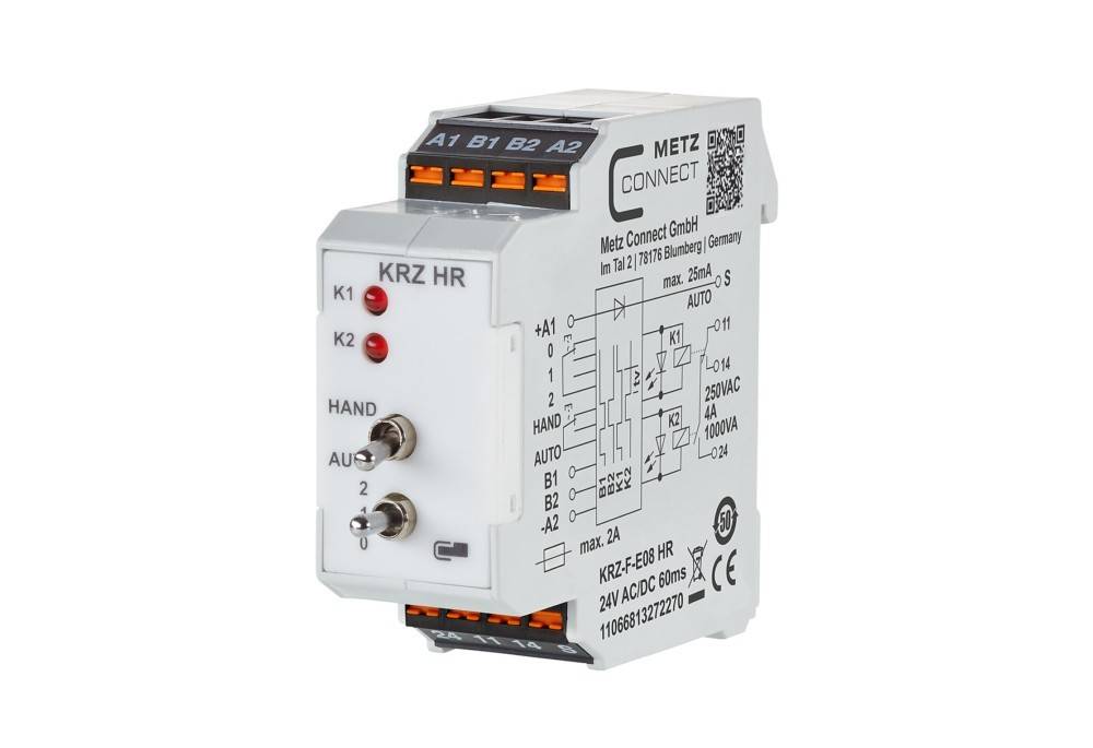Metz Connect KRZ-F-E08 HR 24 V AC/DC 11066813272270