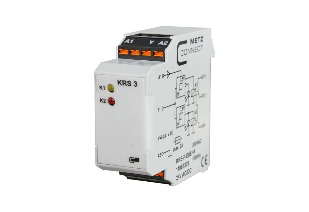 Metz Connect KRS-F-E08 3 24 V AC/DC 11067370