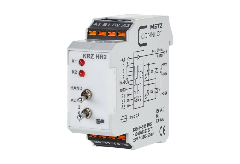 Metz Connect KRZ-F-E08 HR2 24 V AC/DC 11067613272270