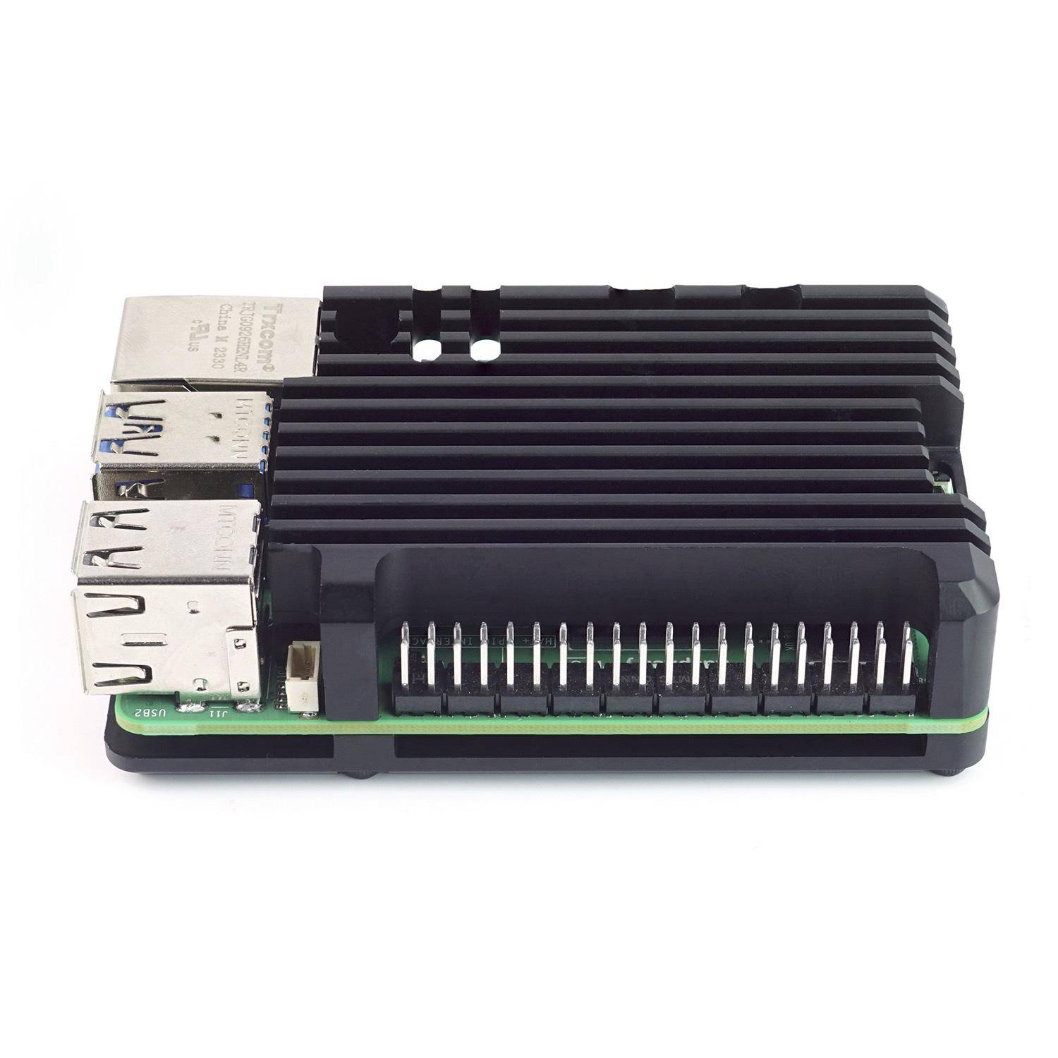 Armor Gehäuse für Raspberry Pi 5, schwarz