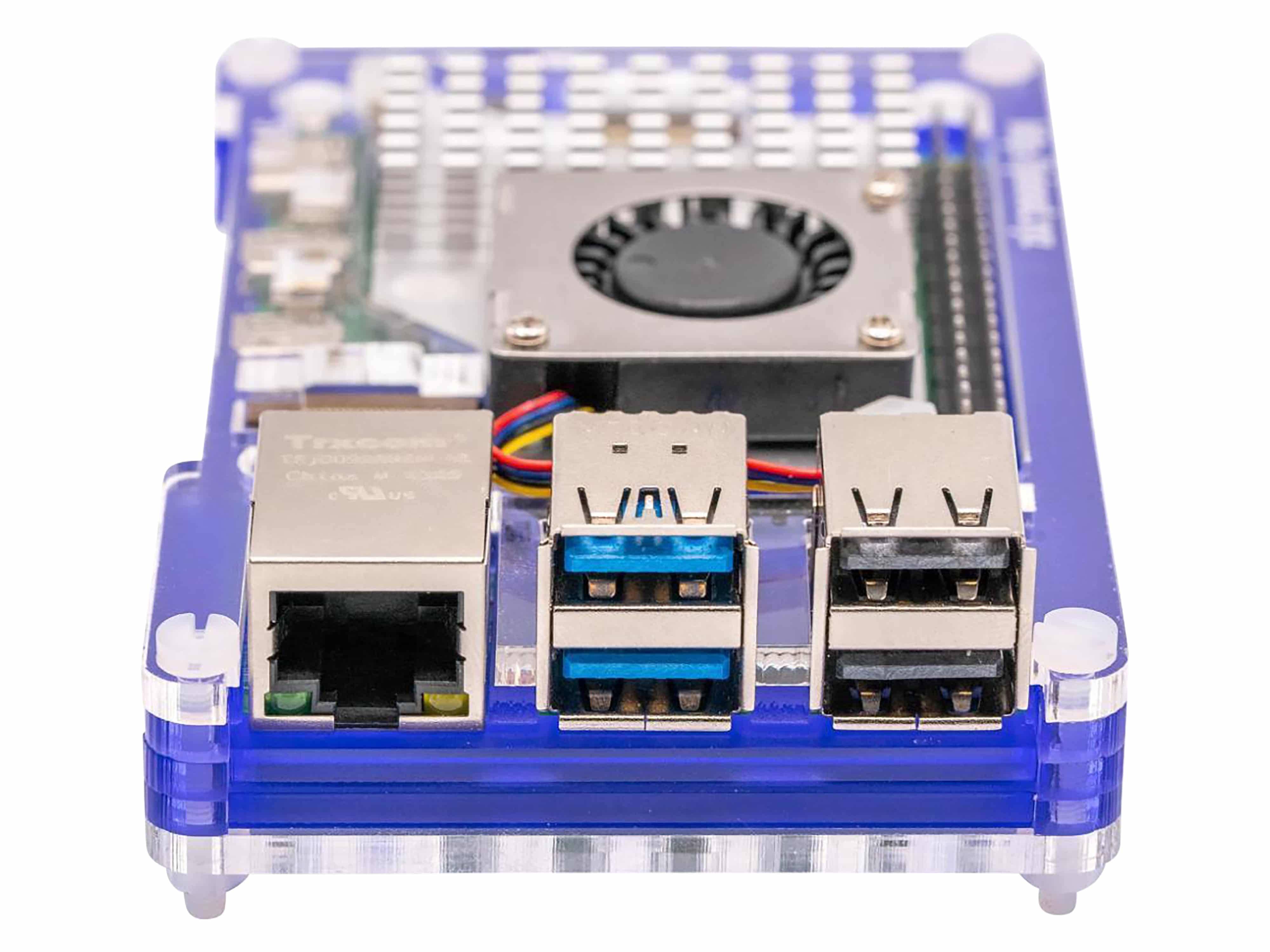 PIMORONI Pibow Gehäuse für Raspberry Pi 5, Lila, PIM679