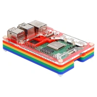 PIMORONI Pibow Gehäuse für Raspberry Pi 5, bunt, PIM678 PIMORONI Pibow Gehäuse für Raspberry Pi 5, bunt, PIM678