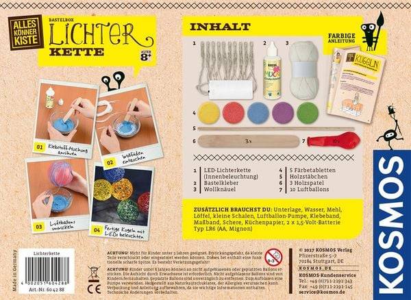 KOSMOS 604288 - Lichterkette Bastelset, AllesKönnerKiste