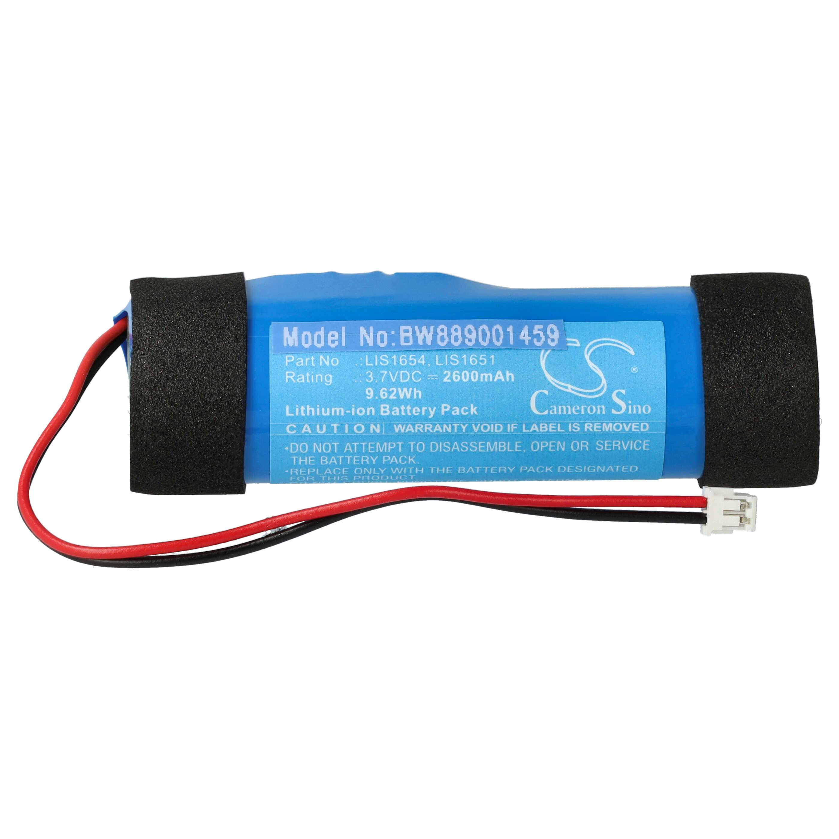 vhbw Akku kompatibel mit Sony CECH-ZCM1T, CECH-ZCM2E, CECH-ZCM1U, CECH-ZCM2U Controller (2600 mAh, 3,7 V, Li-Ion)