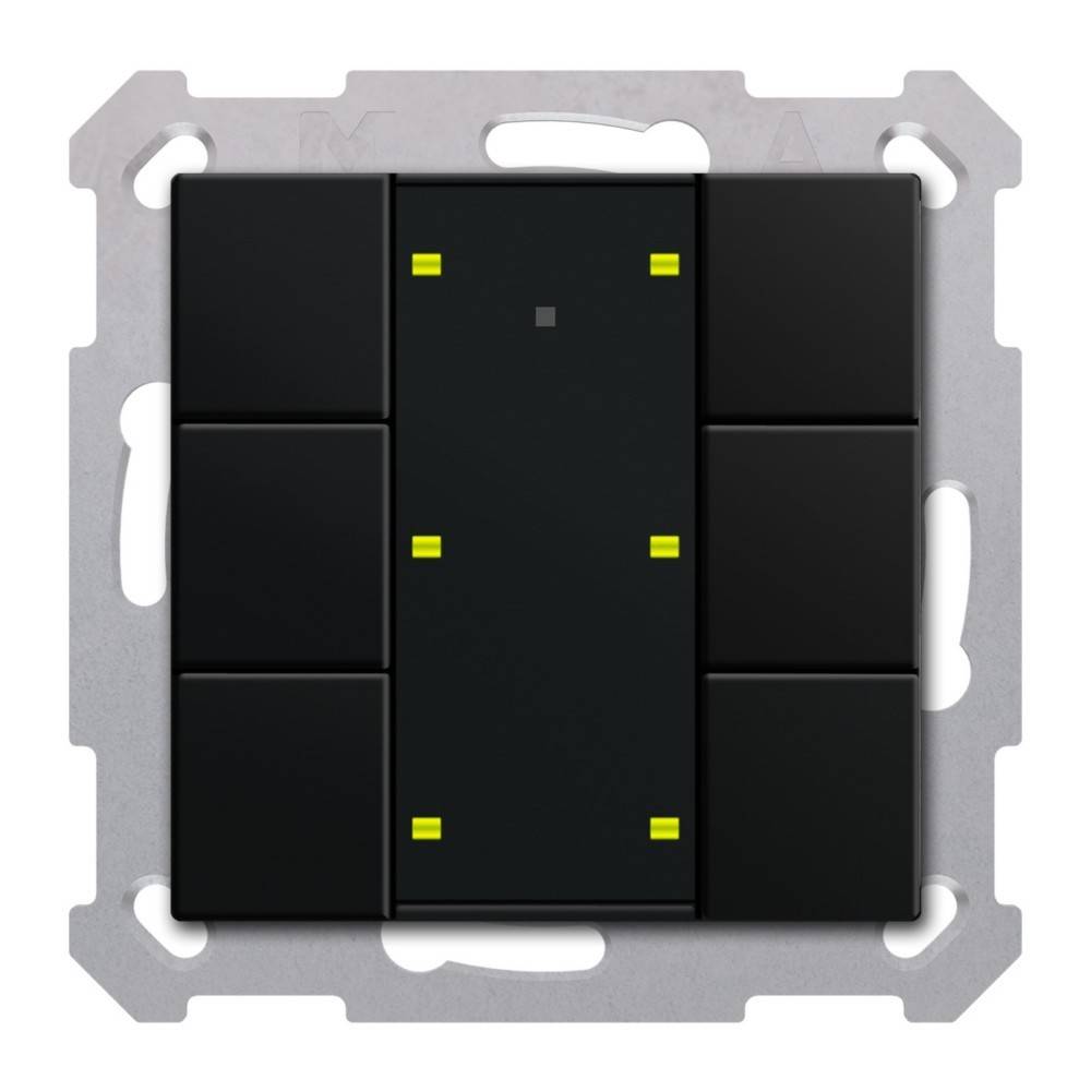 MDT technologies KNX Taster Plus 55 6-fach BE-TA55P606.02