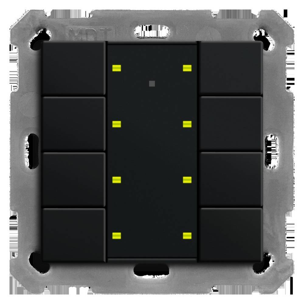 MDT technologies KNX Taster Plus 55 8-fach BE-TA55P806.02