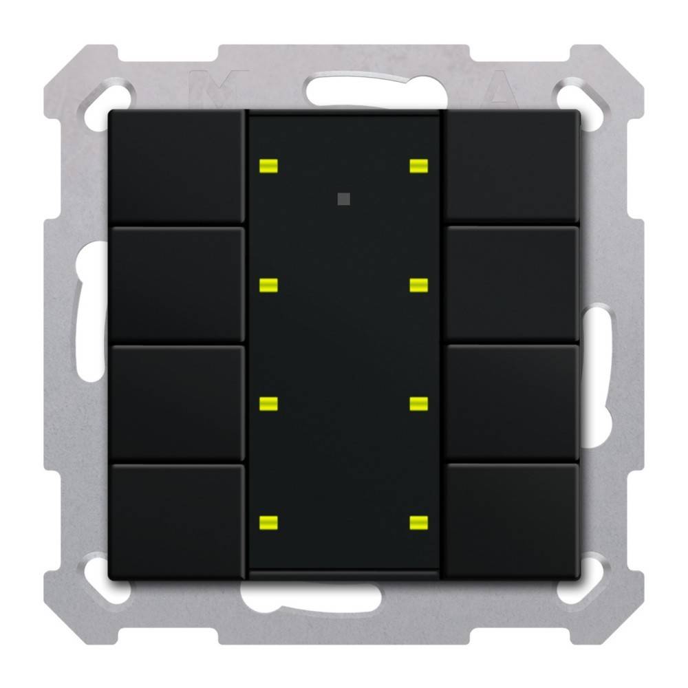 MDT technologies KNX Taster Plus 55 8-fach BE-TA55P806.02