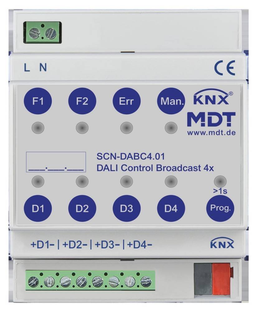 MDT technologies DALI Control Broadcast SCN-DABC4.01