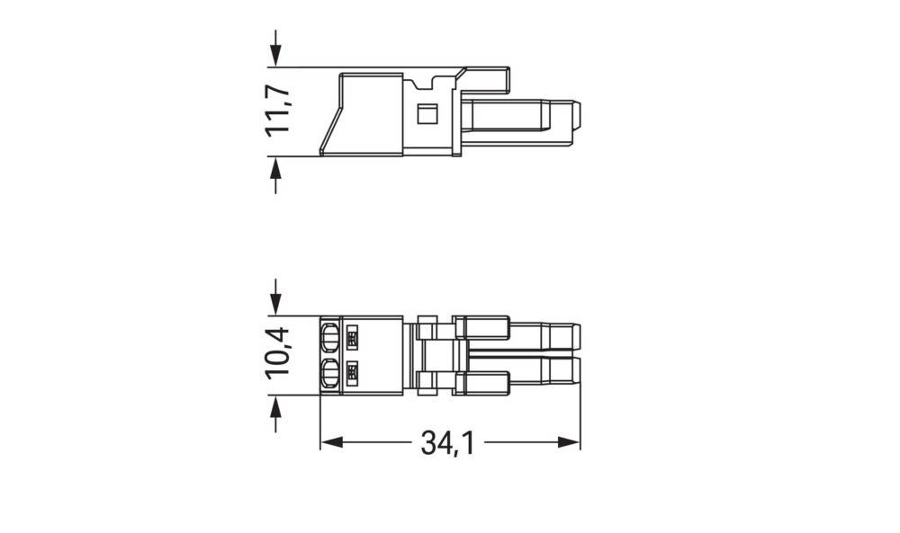 WAGO GmbH & Co. KG Buchse 2-polig 890-242/060-000