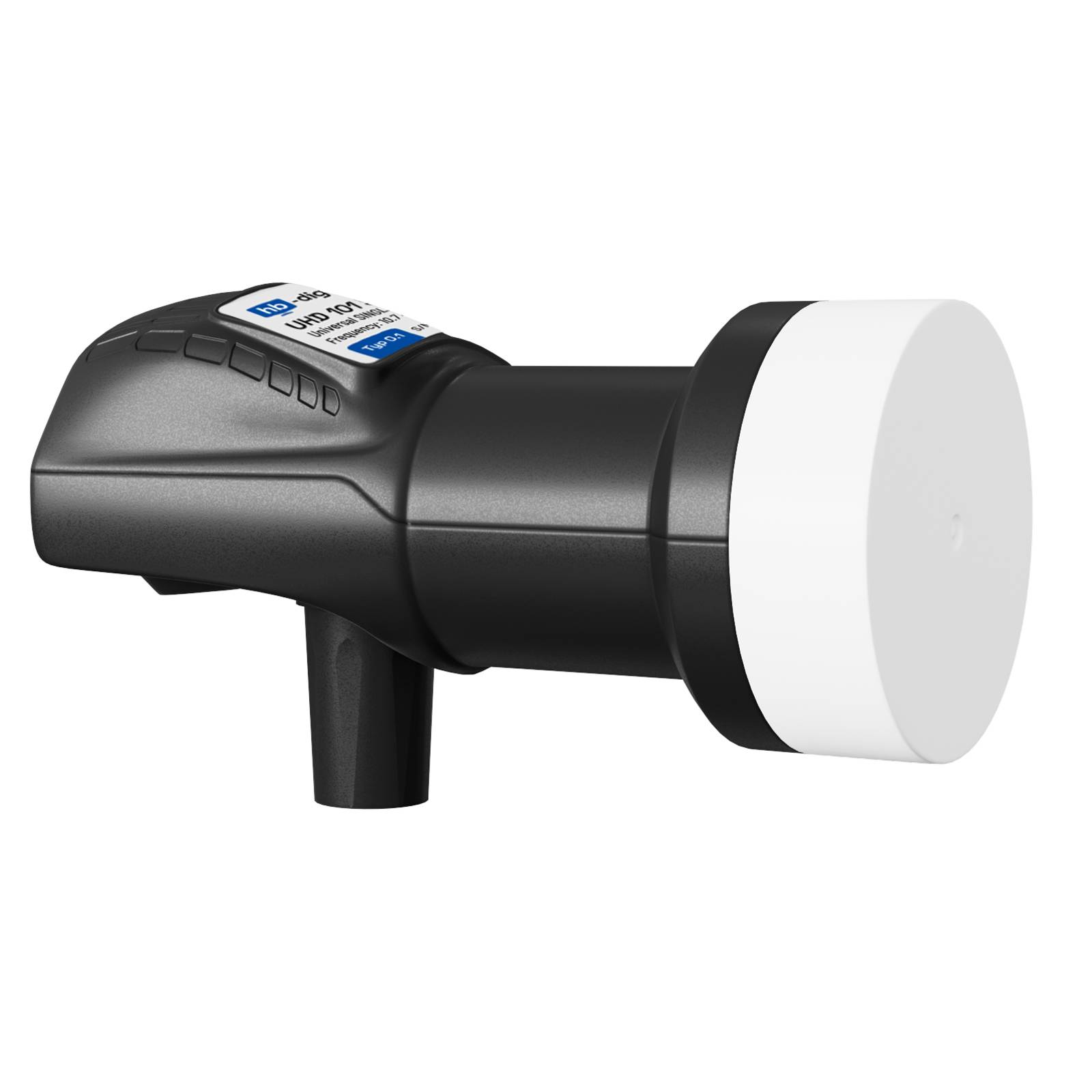 hb-digital LNB Single für 1 Teilnehmer UHD 101S schwarz