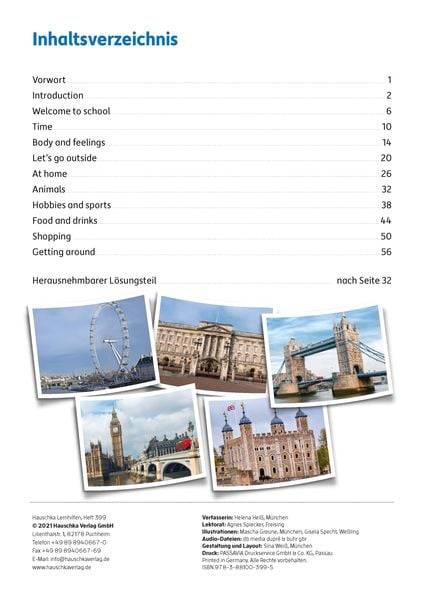 Übungsheft Fit zum Übertritt - Tests in Englisch 4. Klasse