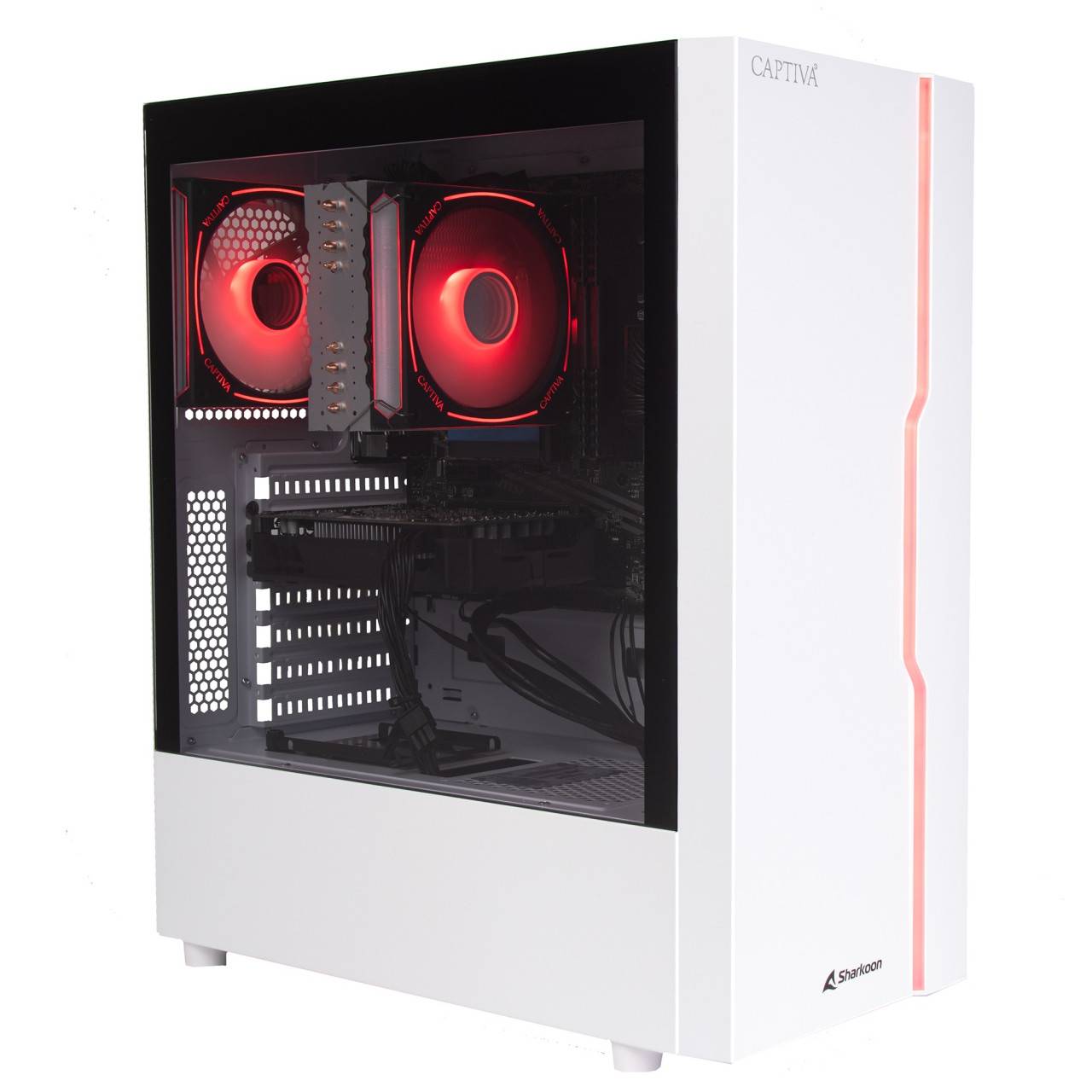 Captiva PC Advanced Gaming R78-259 (Ryzen 7 5700X/RTX4060 8GB GDDR6/SSD 1TB/16GB/WLAN/w/o OS)