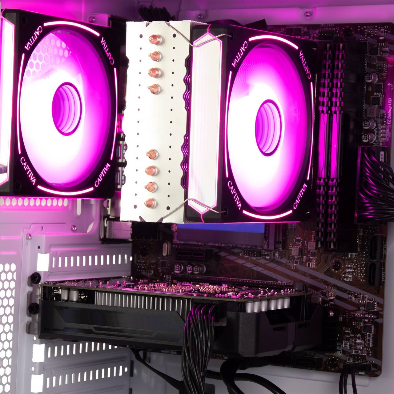 Captiva PC Advanced Gaming R78-283 (Ryzen 7 5700X/RTX4060 8GB GDDR6/SSD 1TB/32GB/WLAN/w/o OS)