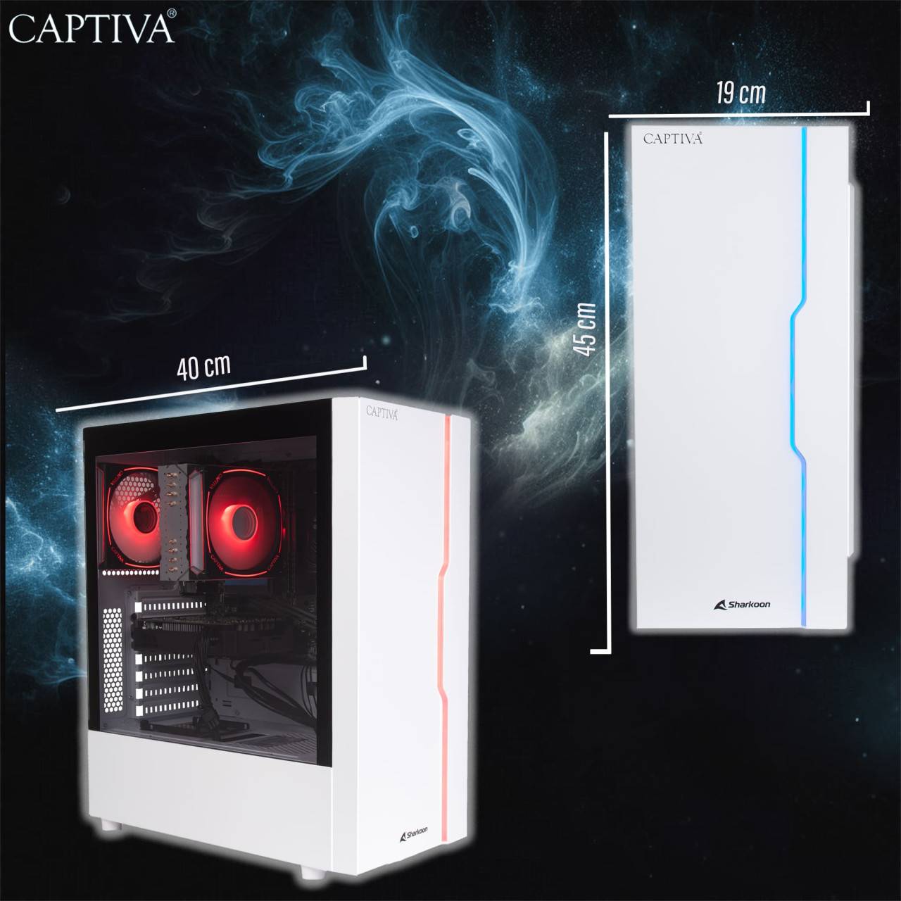 Captiva PC Power Starter R78-379 (Ryzen 7 5700G/SSD 1TB/16GB/WLAN/w/o OS)