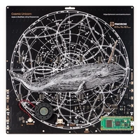 Pimoroni Cosmic Unicorn, 32x32 RGB-LED-Matrix, RP2040, Batteriebetrieb, 2,4 GHz Wireless, 1024 LEDs Pimoroni Cosmic Unicorn, 32x32 RGB-LED-Matrix, RP2040, Batteriebetrieb, 2,4 GHz Wireless, 1024 LEDs