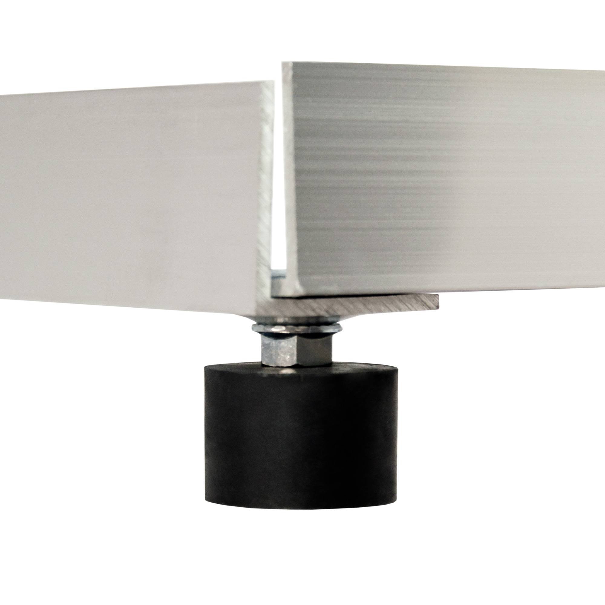 Premium X Balkonständer 40x40cm Aluminium 1m Mast Ø 50mm SAT-Halter für Satelliten-Schüssel Flachdach-Ständer