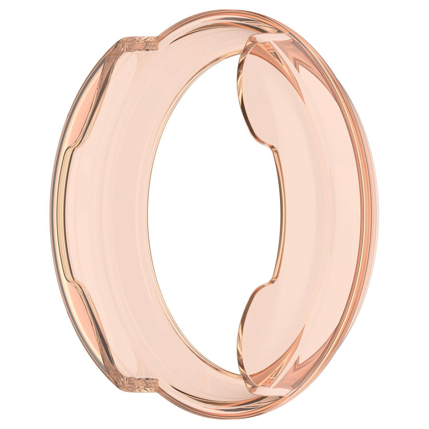 Für Garmin Lily 2 Hochwertiges Schutz TPU Gehäuse Transparent / Pink