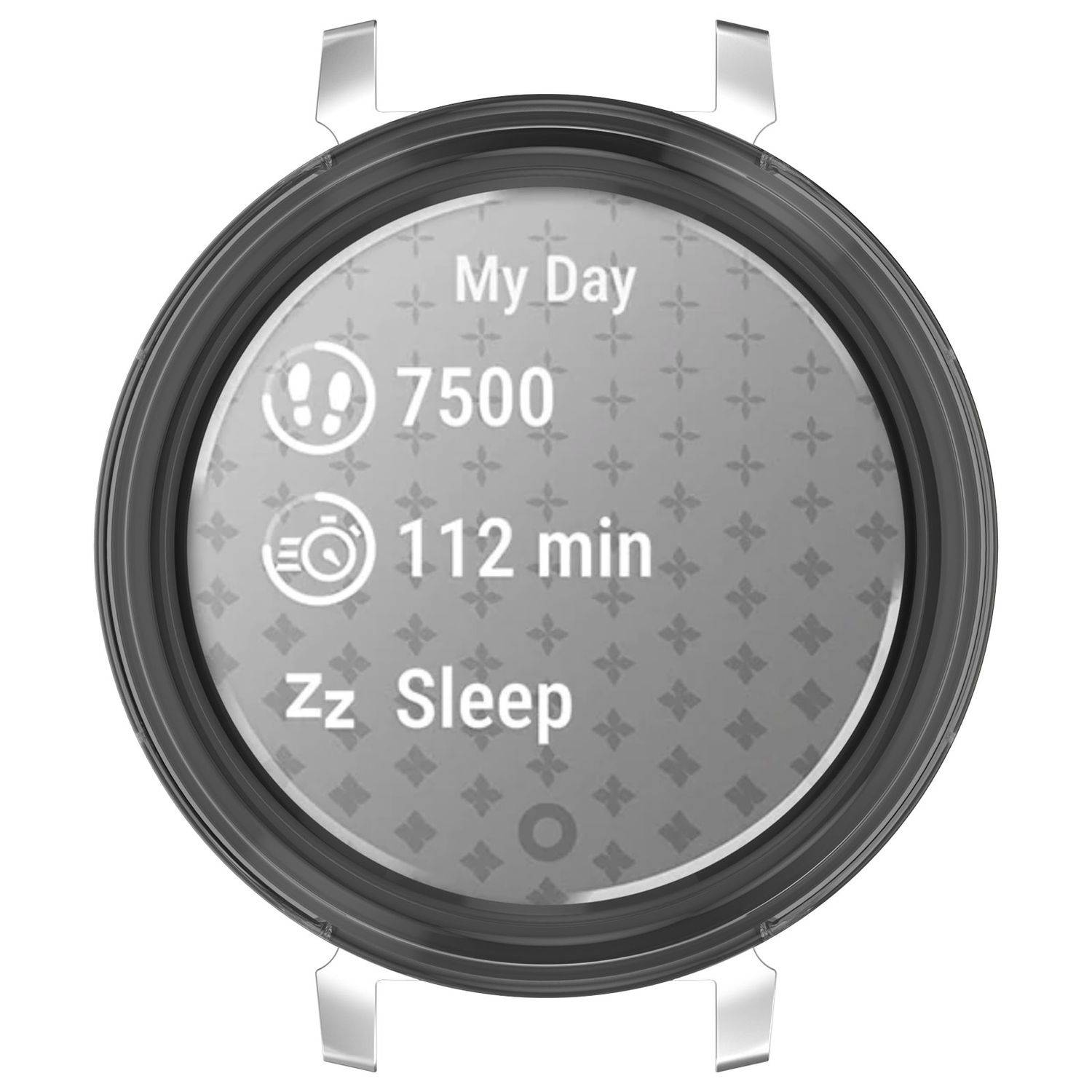 Für Garmin Lily 2 Schutz TPU Watch Gehäuse Transparent / Schwarz