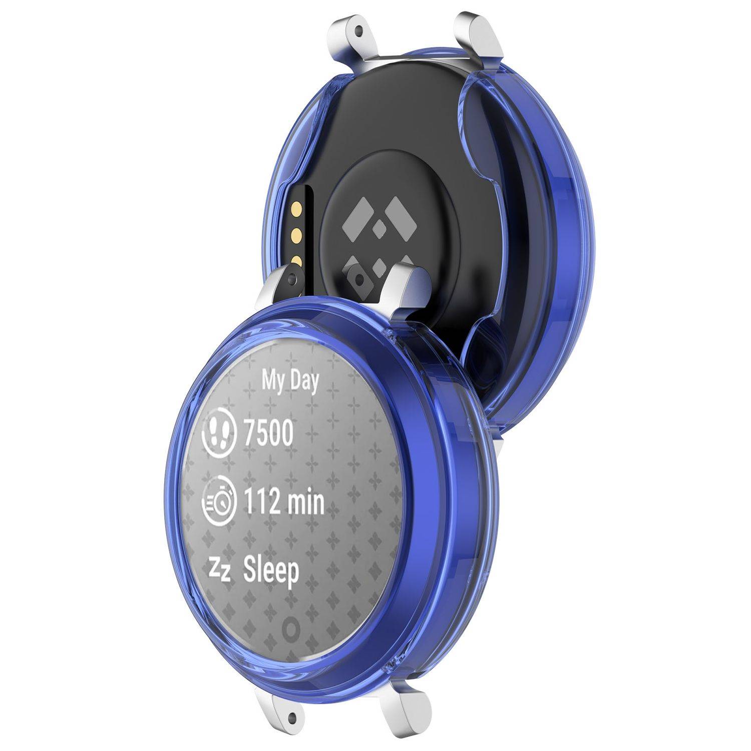 Für Garmin Lily 2 Schutz TPU Watch Schutz Gehäuse Transparent / Blau