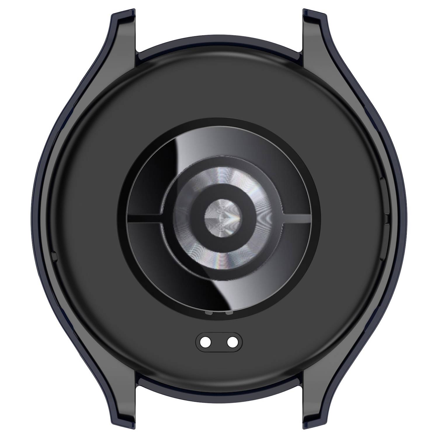 Für Xiaomi Watch 2 Kunststoff PC Smart Watch Hülle + H9 Schutz Hart Glas Dunkelblau