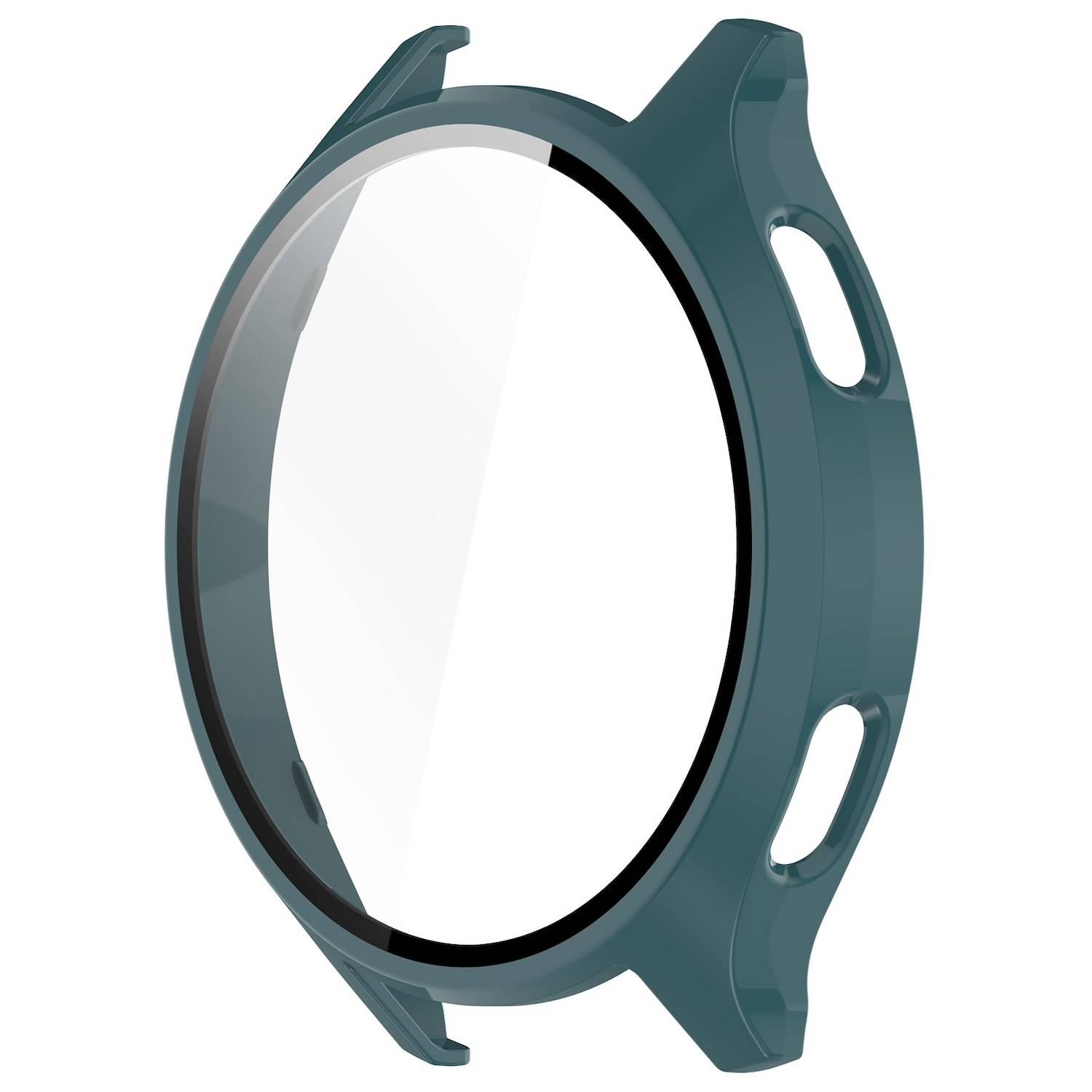 Für Xiaomi Watch 2 Kunststoff PC Smart Watch Hülle + H9 Schutz Hart Glas Dunkelgrün