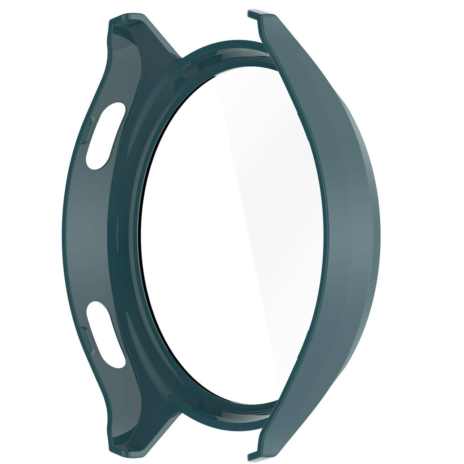 Für Xiaomi Watch 2 Kunststoff PC Smart Watch Hülle + H9 Schutz Hart Glas Dunkelgrün