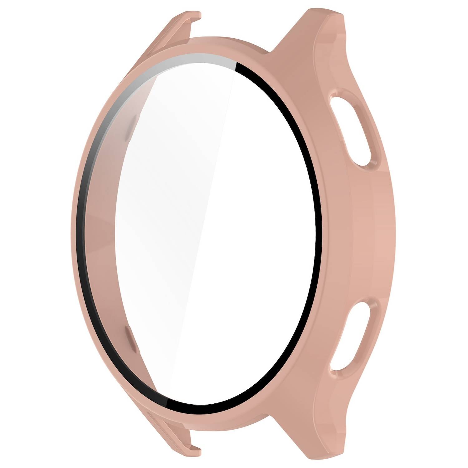 Für Xiaomi Watch 2 Kunststoff PC Smart Watch Hülle + H9 Schutz Hart Glas Pink